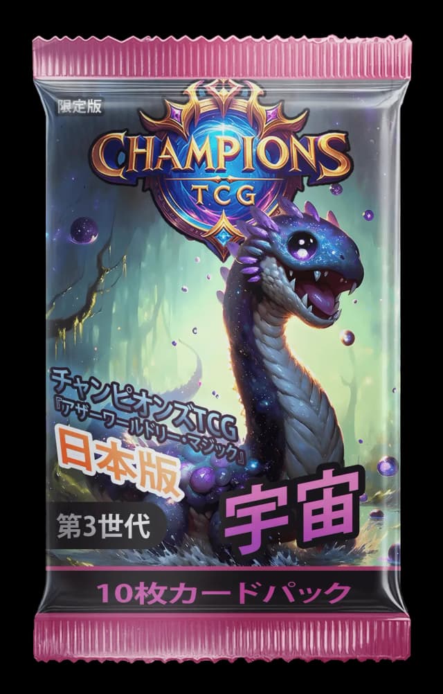 Generation 3 Cosmic, Japanese Card Pack Handcash Item